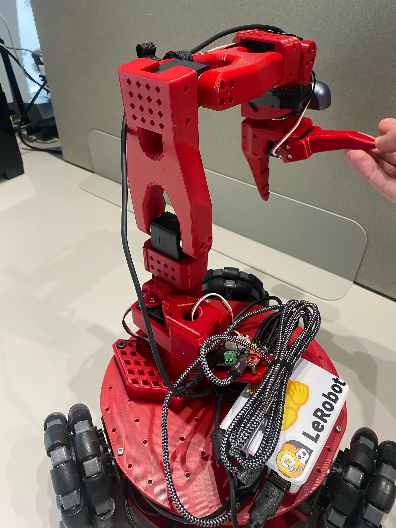 SO-100 follower arm rotated position